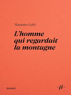 cover image of L'homme qui regardait la montagne